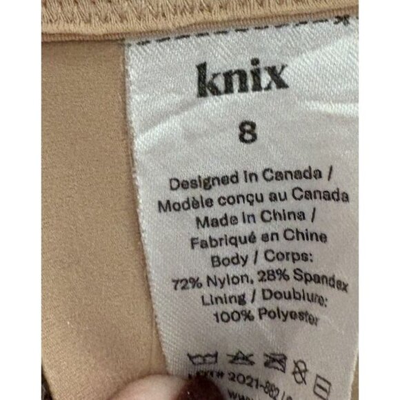Knix Wing Woman Contour Bra Size 8 Beige Wireless 4-Way Stretch Support - Picture 2 of 4